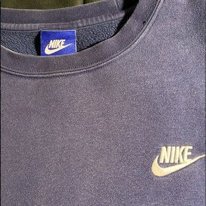 NIKE Navy Blue Crewneck Medium